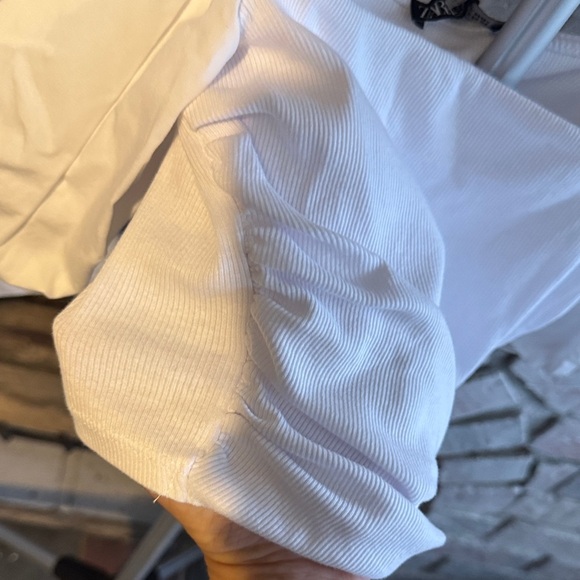 Zara Cream Puff Sleeve Blouse - Picture 4 of 5